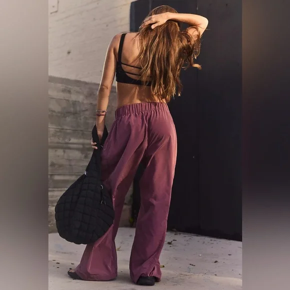 FREE PEOPLE | NWOT One More Time Wide Leg in Clove - Picture 2 of 4